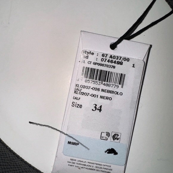 Salvatore Ferragamo Gancini keeper reversible adjustable belt black/brown 34 NWT - Picture 9 of 11